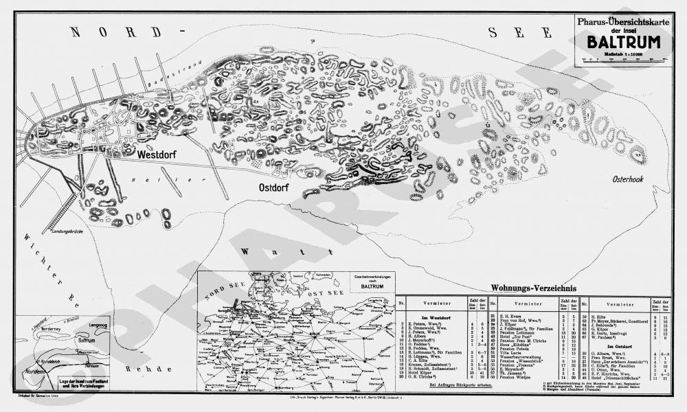 41f-Pharus-Historischer-Stadtplan-Baltrum-1925-Rueckseite